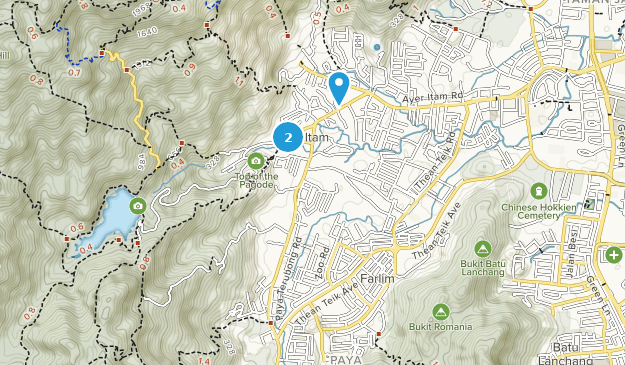 Ayer Itam, Penang Map