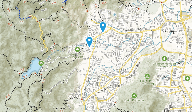 Ayer Itam, Penang Map