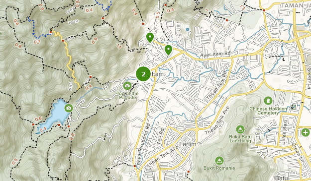 Ayer Itam, Penang Map