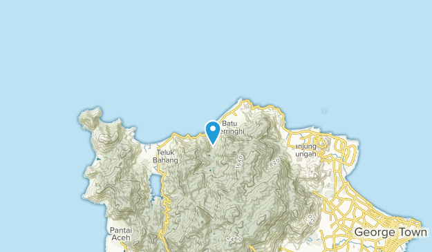 Batu Ferringhi, Penang Map