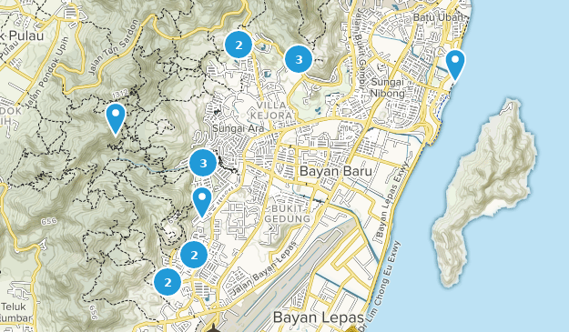 Bayan Lepas, Penang Map