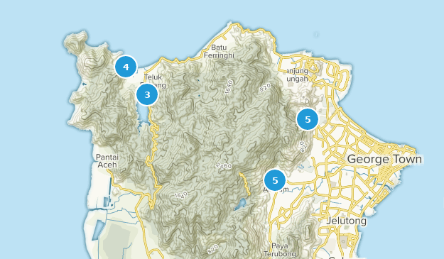 Penang, Penang Map