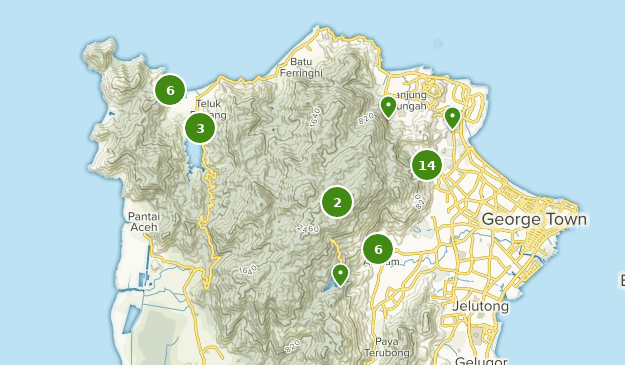 Penang, Penang Map