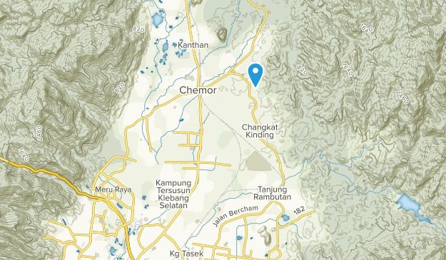 Chemor, Perak Map