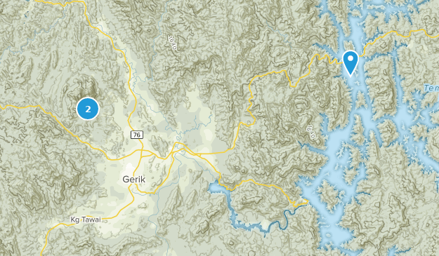 Gerik, Perak Map