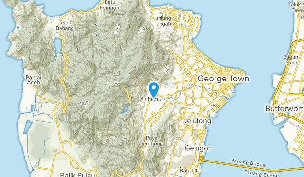 Kampong Baharu, Pulau Pinang Map