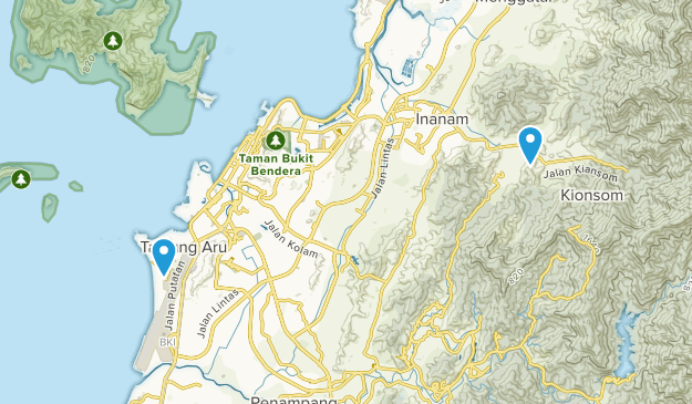 Kota Kinabalu, Sabah Map