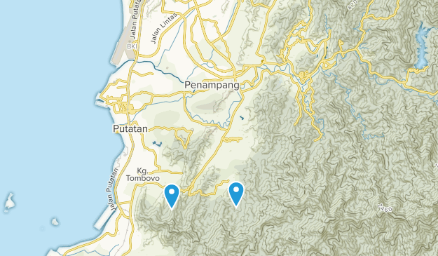 Penampang, Sabah Map