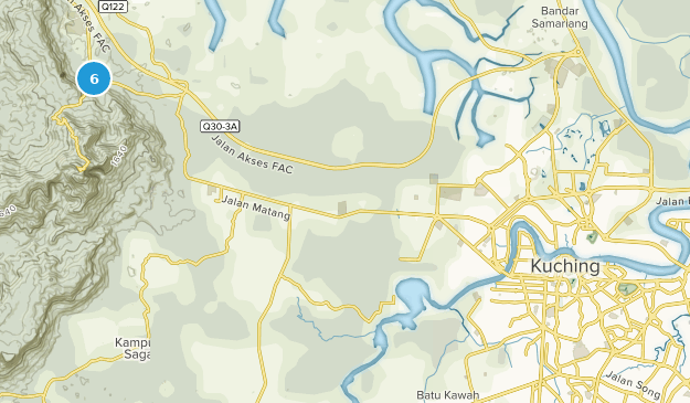 Kuching, Sarawak Map