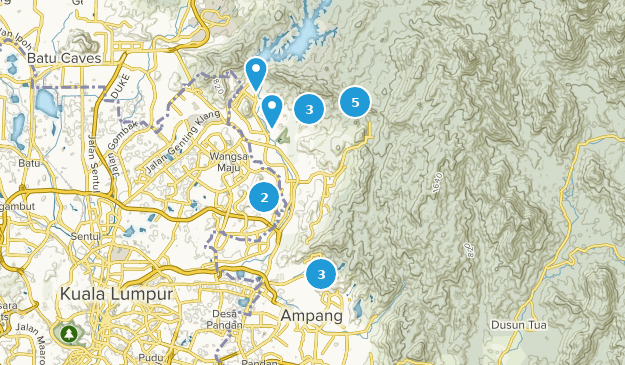 Ampang, Selangor Map