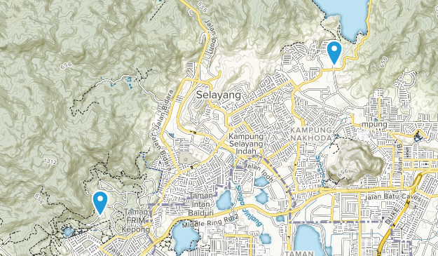 Batu Caves, Selangor Map
