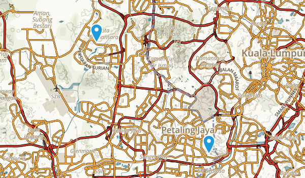 Petaling Jaya, Selangor Map