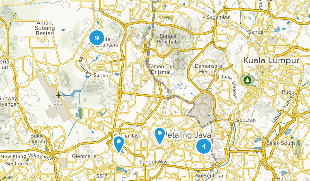 Petaling Jaya, Selangor Map