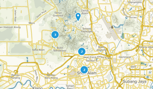 Shah Alam, Selangor Map