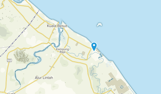 Kampung Raja, Trengganu Map