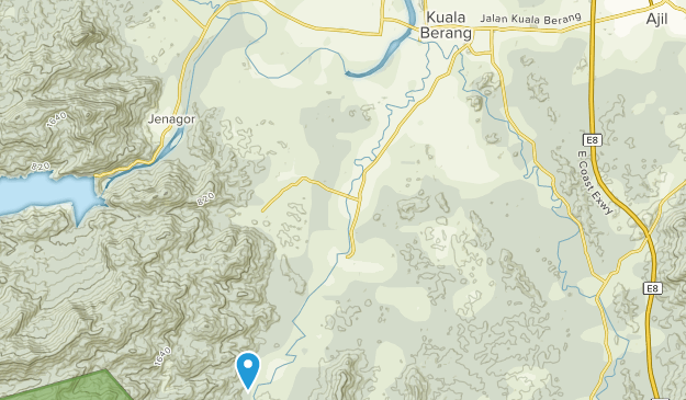 Kuala Berang, Trengganu Map