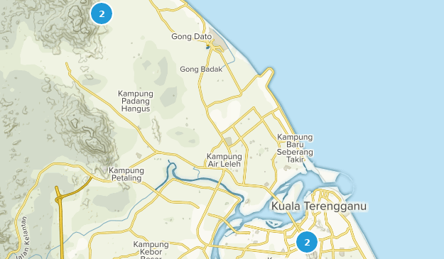 Kuala Terengganu, Trengganu Map