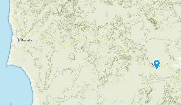 El Rosario, Baja California Map
