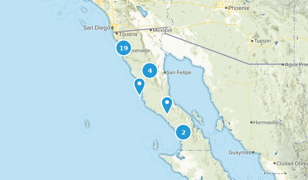 Ensenada, Basse-Californie Map