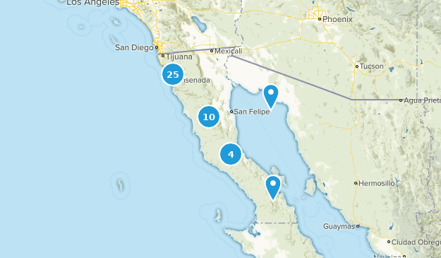 Ensenada, Basse-Californie Map