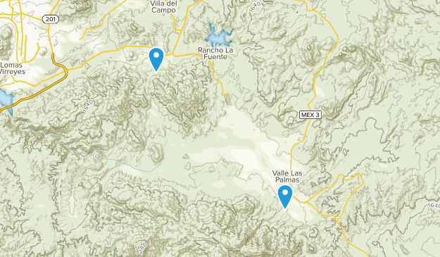 Familia Barona, Baja California Map