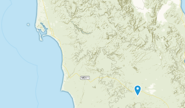 Lázaro Cárdenas, Baja California Map