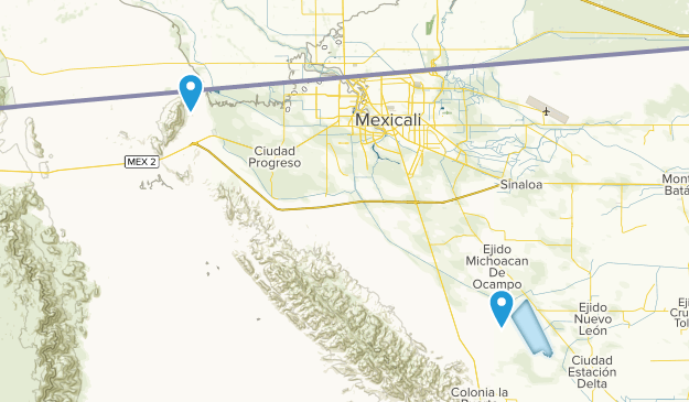 Mexicali, Baja California Map