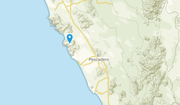 El Pescadero, Baja California Sur Map