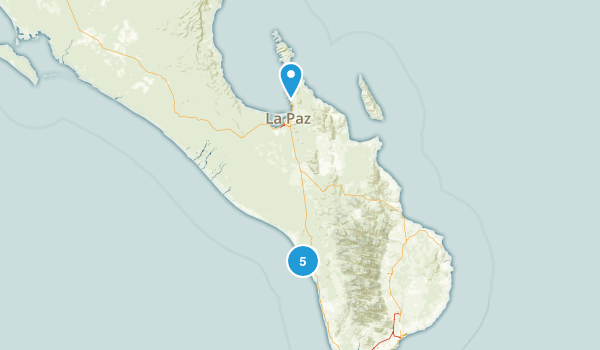 La Paz, Baja California Sur Map