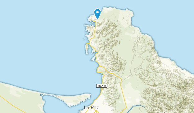La Paz, Baja California Sur Map