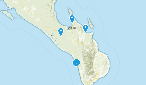 La Paz, Baja California Sur Map