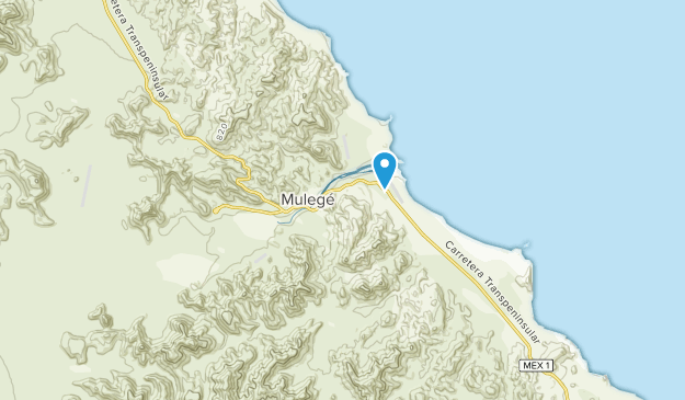 Mulegé, Baja California Sur Map