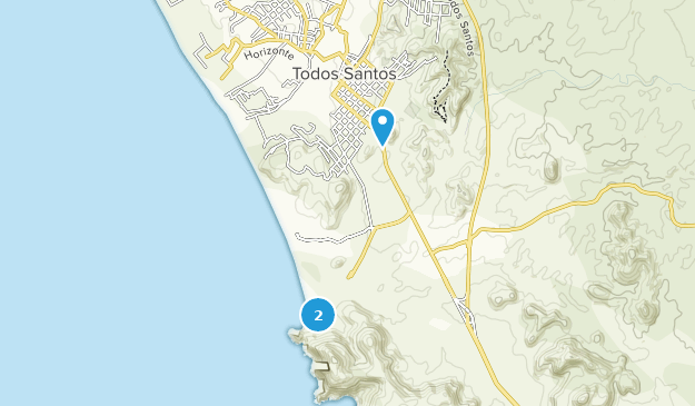 Todos los Santos, Baja California Sur Map