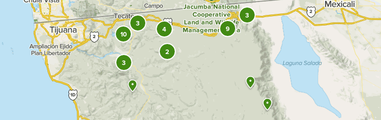Tecate Baja California Map Best 10 Trails And Hikes In Tecate | Alltrails