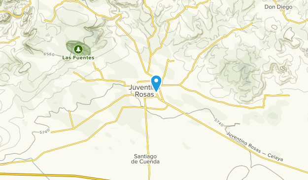 Juventino Rosas, Guanajuato Map