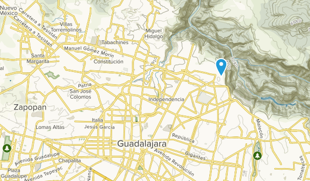 Guadalajara, Jalisco Map