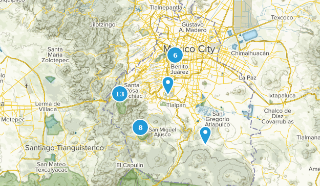 Mexico City, Mexico City Map