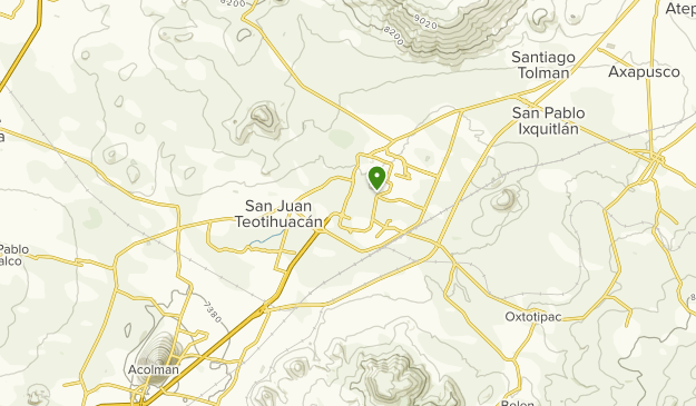 Teotihuacán, México Map