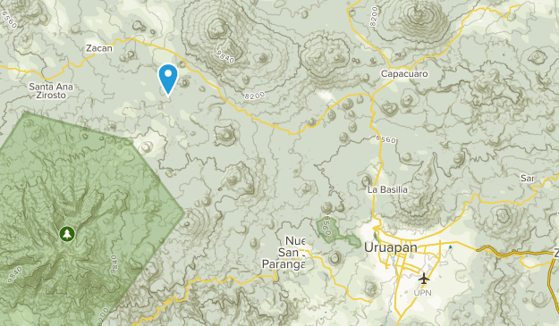 Uruapan, Michoacán de Ocampo Map