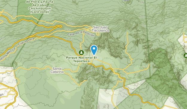 Tepoztlán, Morelos Map