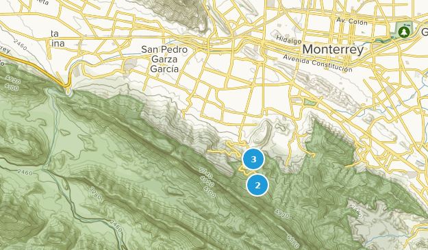 San Pedro Garza García, Nuevo León Map