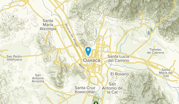 Oaxaca de Juárez, Oaxaca Map
