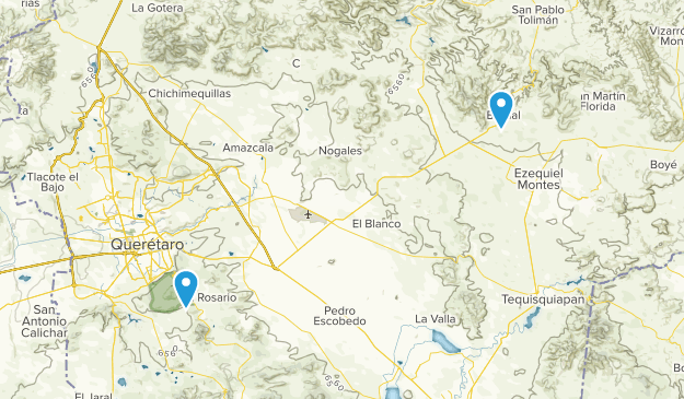 Bernal, Querétaro Map