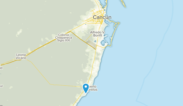 Cancún, Quintana Roo Map