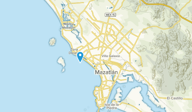 Mazatlán, Sinaloa Map