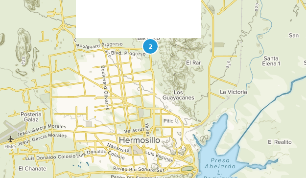 Hermosillo, Sonora Map