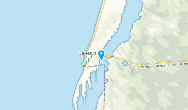 Celestún, Yucatán Map