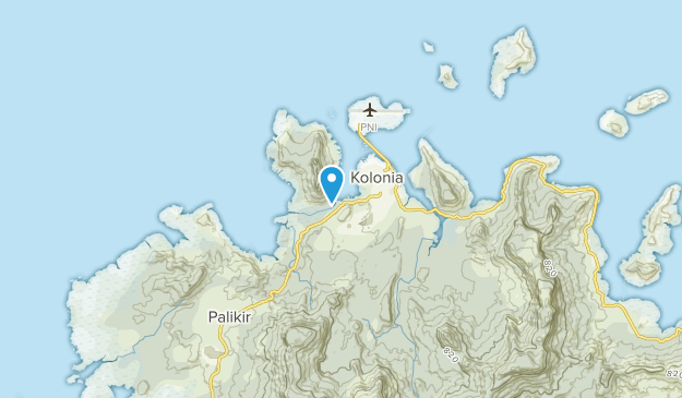 Palikir, Pohnpei Map