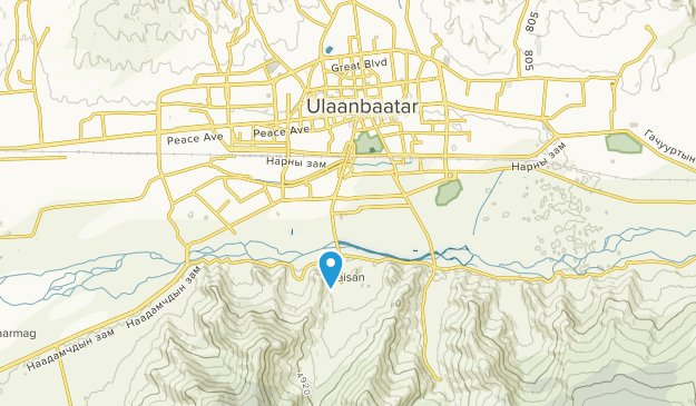 Ulaanbaatar, Mongolia Map