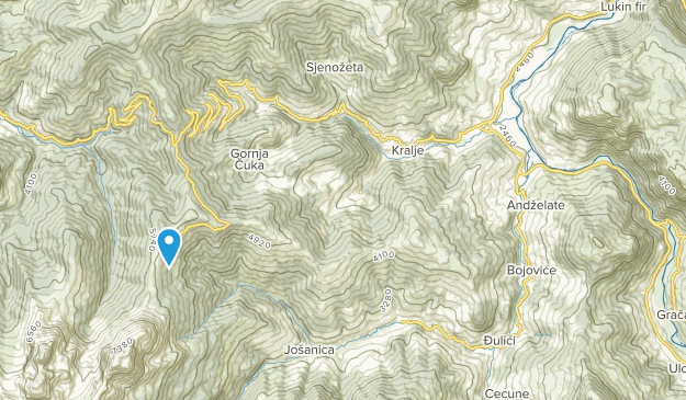 Andrijevica, Andrijevica Map